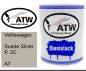 Preview: Volkswagen, Suede Silver P. 2C, A7: 1L Lackdose, von ATW Autoteile West.